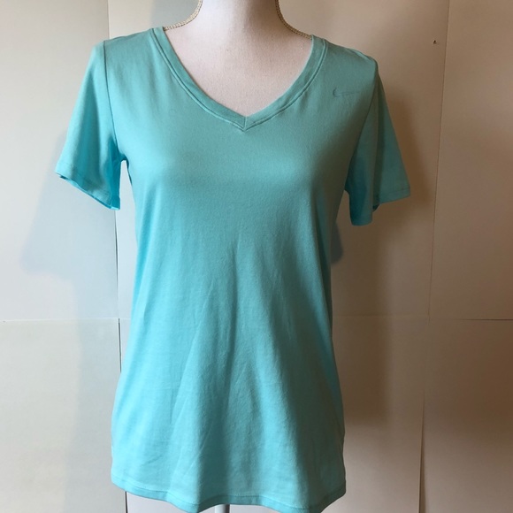 Nike Tops - BOGO 50% Nike dry fit shirt women’s medium aqua